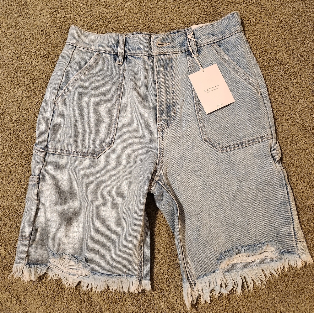 KanCan Utility Bermuda Shorts